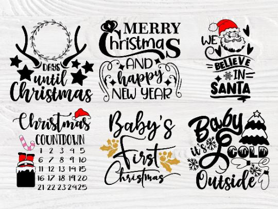 Christmas Bundle Svg, Funny Christmas Shirt Svg - So Fontsy