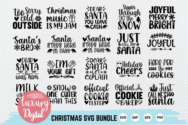 Christmas Bundle SVG, Santa SVG Bundle SVG md faruk hossain 