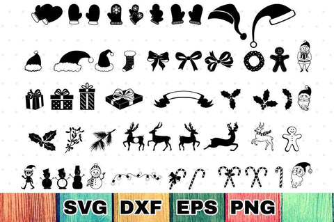 Christmas Bundle with 111 SVG Cut Files SVG Feya's Fonts and Crafts 