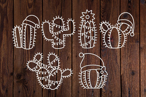Christmas Cactus Svg Christmas Cut File SVG dadan_pm 