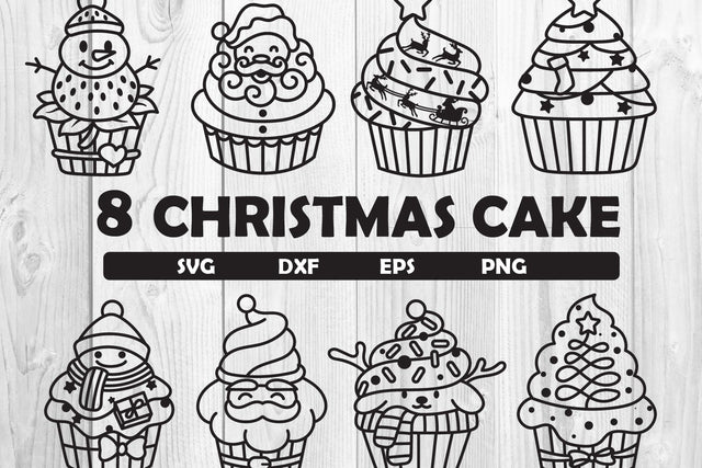 Christmas cake SVG dadan_pm 