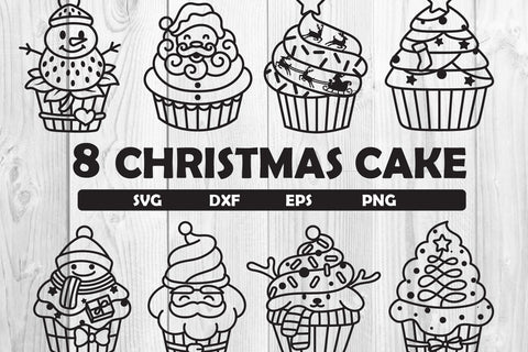 Christmas cake SVG dadan_pm 