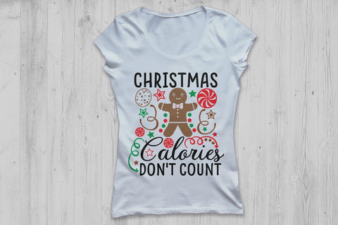Christmas Calories Don't Count| Christmas SVG Cutting Files. SVG CosmosFineArt 