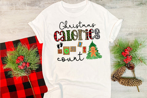 Christmas Calories Dont Count I Christmas Pregnancy Ornament Sublimation Happy Printables Club 