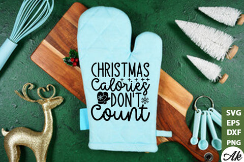 Christmas calories don't count Pot Holder SVG SVG akazaddesign 