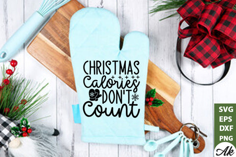 Christmas calories don't count Pot Holder SVG SVG akazaddesign 