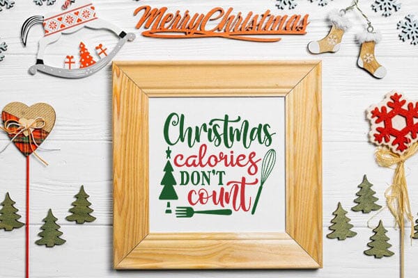 Christmas Calories Dont Count SVG Angelina750 