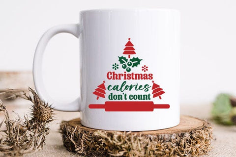 Christmas calories dont count SVG Angelina750 