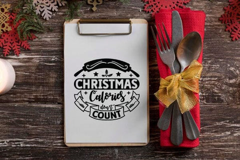 Christmas calories dont count SVG Angelina750 