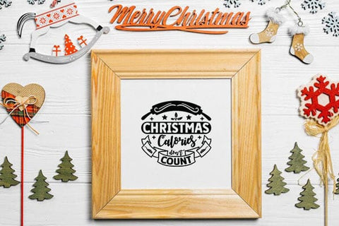 Christmas calories dont count SVG Angelina750 