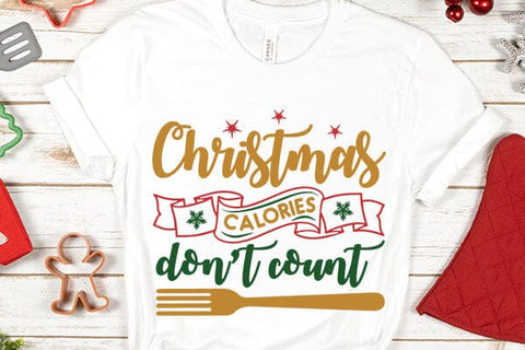 Christmas calories dont count SVG Angelina750 