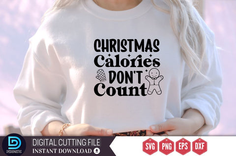 Christmas calories don't count SVG, Christmas calories don't count SVG DESIGNISTIC 
