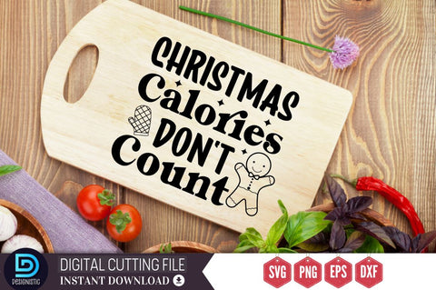 Christmas calories don't count SVG, Christmas calories don't count SVG DESIGNISTIC 