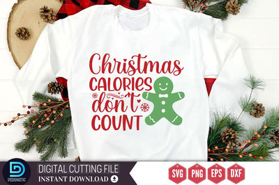 Christmas calories don't count SVG SVG DESIGNISTIC 