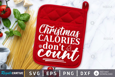 Christmas calories don't count SVG SVG Regulrcrative 