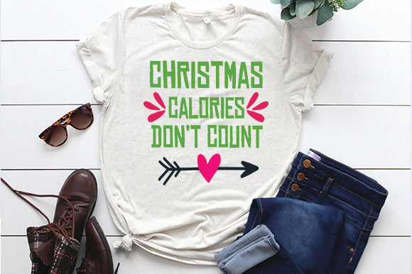 Christmas Calories Don't Count SVG thesvgfactory 