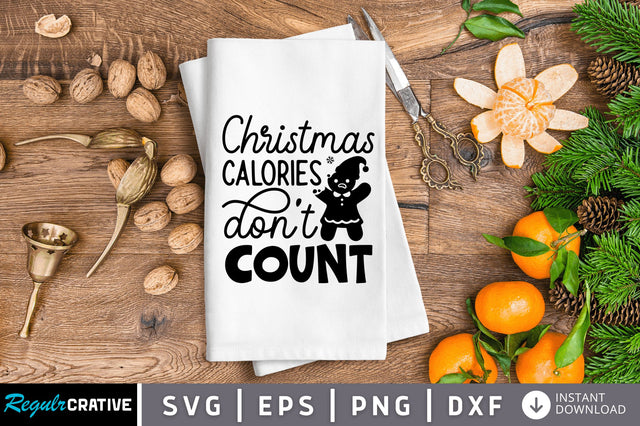 Christmas calories SVG Design SVG Regulrcrative 