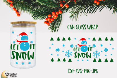Christmas Can Glass Quotes. Merry Christmas SVG Wrap Design. SVG Evgenyia Guschina 