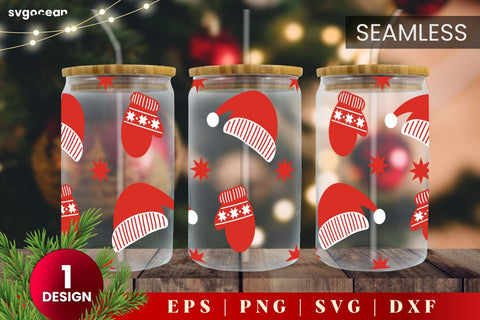 Christmas Can Glass | Svg Bundle | 16 Oz Libbey Glass SVG SvgOcean 