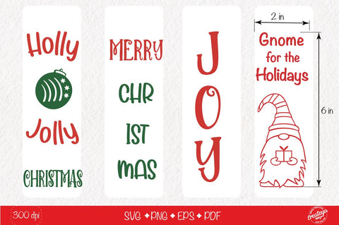 Christmas candle SVG Bundle| Merry Christmas vertical candles SVG Createya Design 