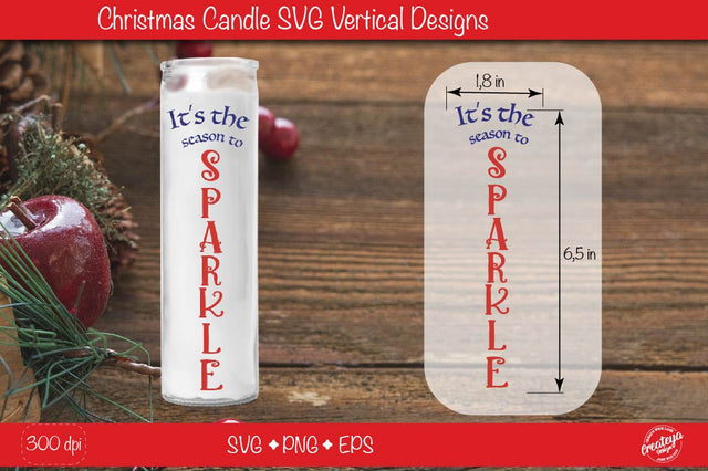 Christmas candles| Christmas candle SVG| Dollar tree Christmas candle SVG SVG Createya Design 