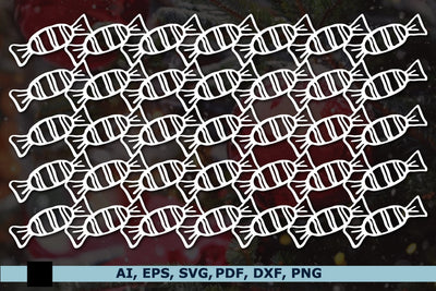 Christmas candy background SVG cut file SVG MD JOYNAL ABDIN 