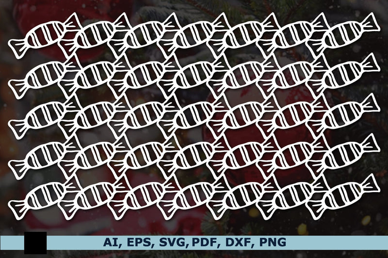 Christmas candy background SVG cut file SVG MD JOYNAL ABDIN 