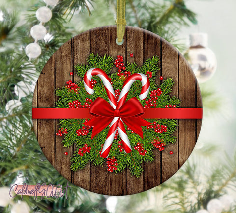 Christmas Candy Cane Ornament Png Sublimation Design, Merry Christmas Png, Christmas Candy Cane Ornament Png, Ornament Png, Digital Download Sublimation CaldwellArt 
