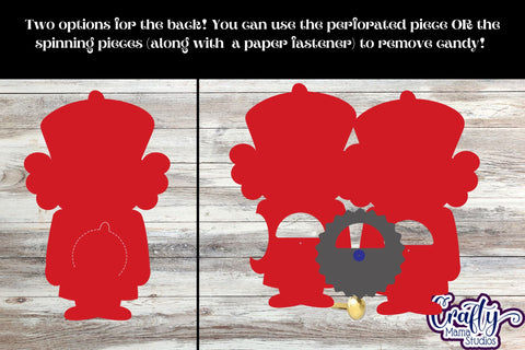 Christmas Candy Dome Holder Candy Ornament Nutcracker Svg SVG Crafty Mama Studios 