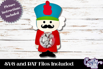 Christmas Candy Dome Holder Candy Ornament Nutcracker Svg SVG Crafty Mama Studios 