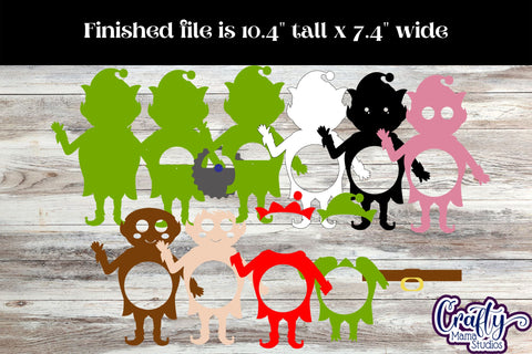 Christmas Candy Dome Holder, Candy Ornament Santa Elf Svg SVG Crafty Mama Studios 