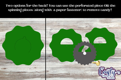 Christmas Candy Dome Holder, Santa Candy Ornament 3D Bundle SVG Crafty Mama Studios 