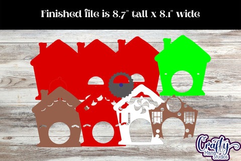 Christmas Candy Dome Ornaments Bundle 4, Paper Candy Holder SVG Crafty Mama Studios 