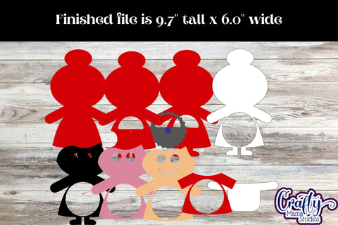 Christmas Candy Dome Ornaments Bundle 6, Paper Candy Holder SVG Crafty Mama Studios 