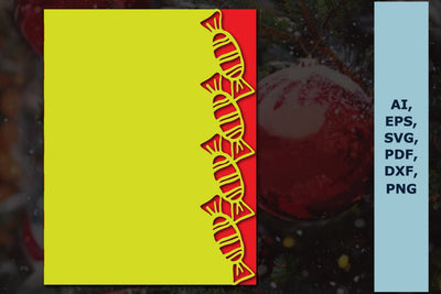 Christmas candy gift card SVG cut file SVG MD JOYNAL ABDIN 
