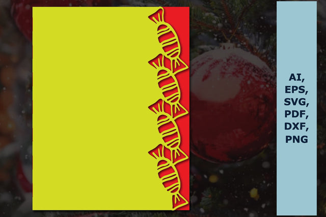 Christmas candy gift card SVG cut file SVG MD JOYNAL ABDIN 