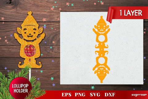 Christmas Candy Holders | Lollipop Holders | Svg Bundle | Cut File SVG SvgOcean 