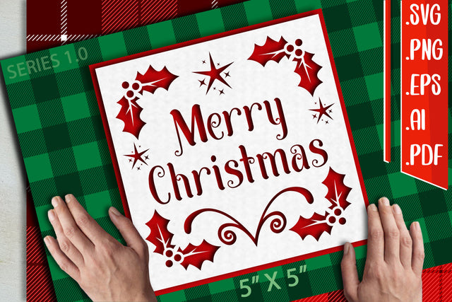 Christmas Card 1.0 - svg eps ai png pdf SVG zafrans studio 