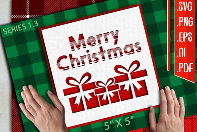 Christmas Card 1.3 - svg eps ai png pdf SVG zafrans studio 