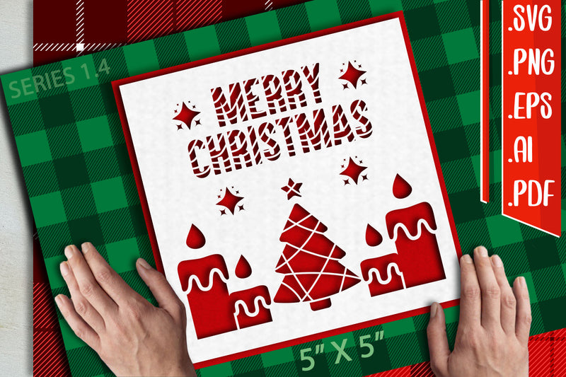 Christmas Card 1.4 - svg eps ai png pdf SVG zafrans studio 
