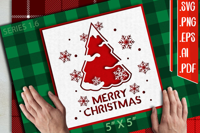 Christmas Card 1.6 - svg eps ai png pdf SVG zafrans studio 