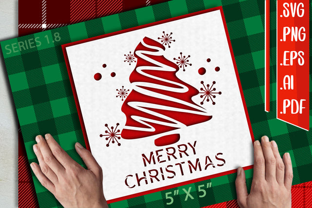 Christmas Card 1.8 - svg eps ai png pdf SVG zafrans studio 