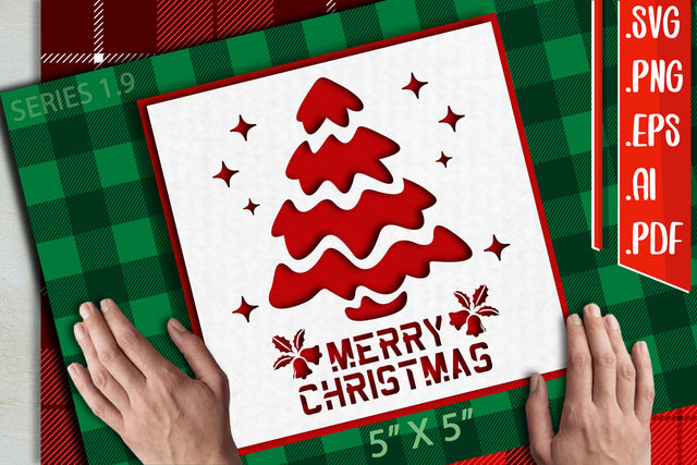 Christmas Card 1.9 - svg eps ai png pdf SVG zafrans studio 