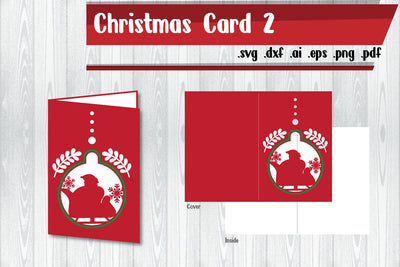 Christmas Card 2 SVG zafrans studio 