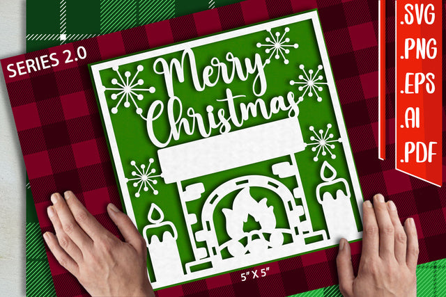 Christmas Card 2.0 - svg eps ai png pdf SVG zafrans studio 