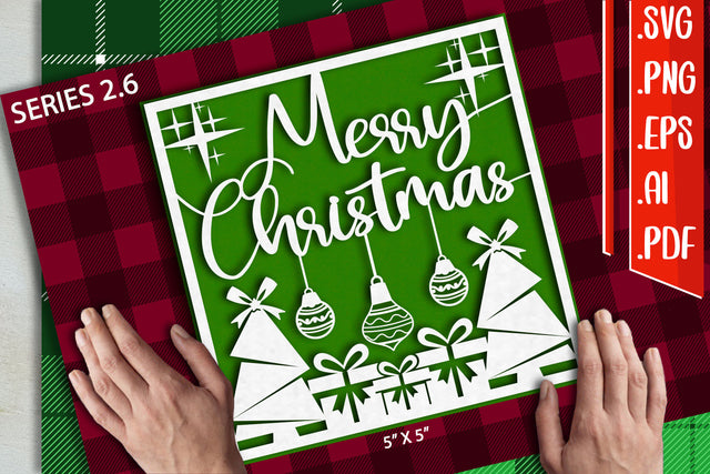Christmas Card 2.6 - svg eps ai png pdf SVG zafrans studio 