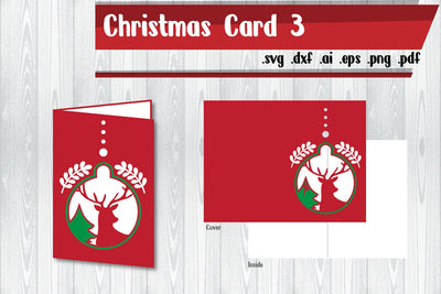 Christmas Card 3 SVG zafrans studio 