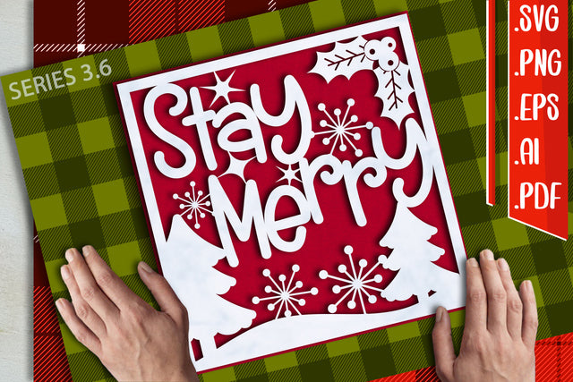 Christmas Card 3.6 - svg eps ai png pdf SVG zafrans studio 