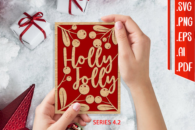 Christmas Card 4.2 - svg eps ai png pdf SVG zafrans studio 