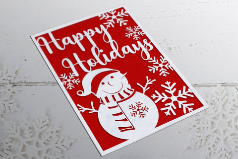 Christmas Card 4.6 - svg eps ai png pdf SVG zafrans studio 